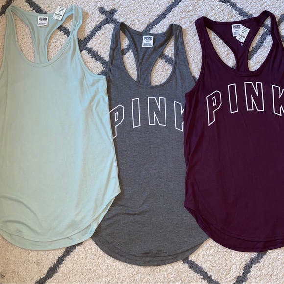 💥PINK Razor Back Tops💥 - Picture 2 of 5